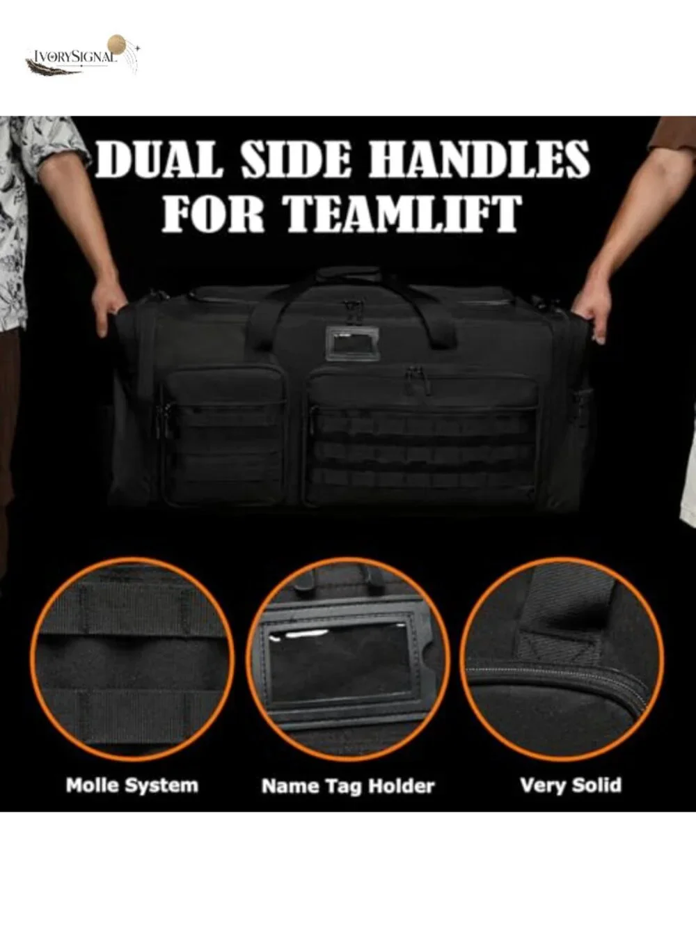 130L Extra Large Duffle Bag Heavy Duty Water Resistant Travel Sports Gym
